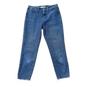 PacSun Women's 27 Blue Denim Straight Leg High Raise Bootcut Above Ankle Jeans